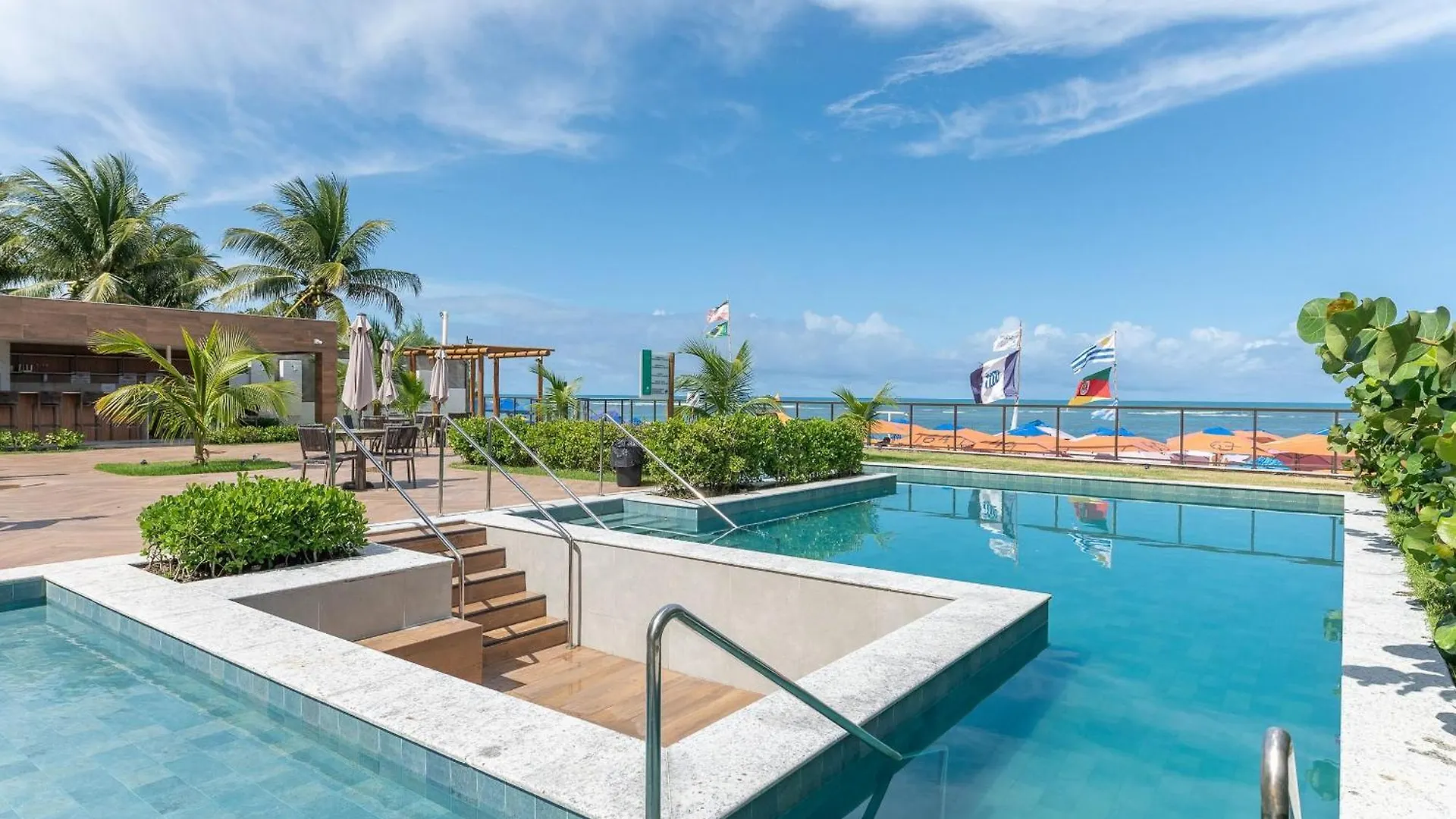 Flat-Piscina Privativa-1Qt-Porto De Galinhas-Sh114 Apartamento