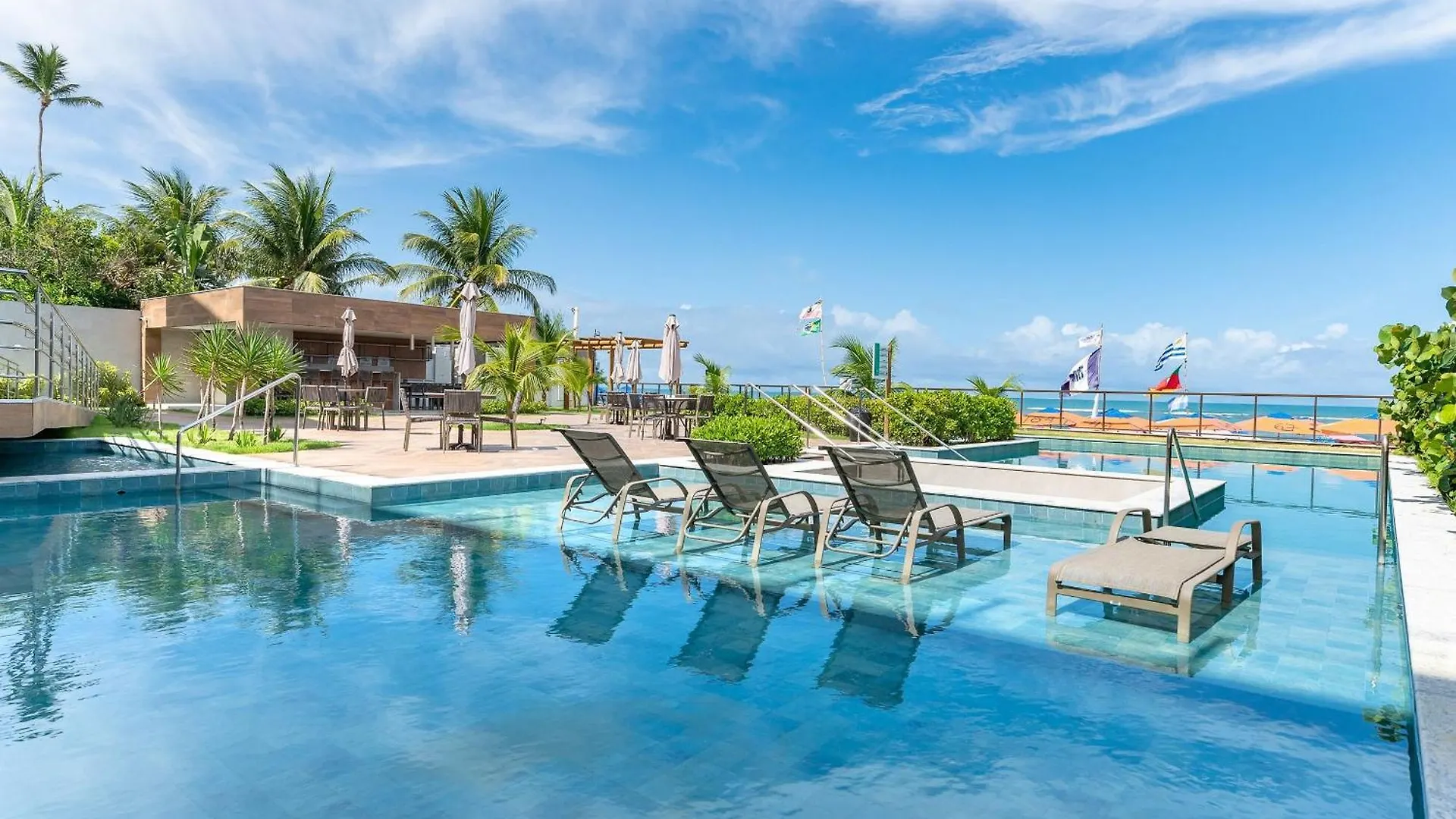Flat-Piscina Privativa-1Qt-Porto De Galinhas-Sh114 Apartamento