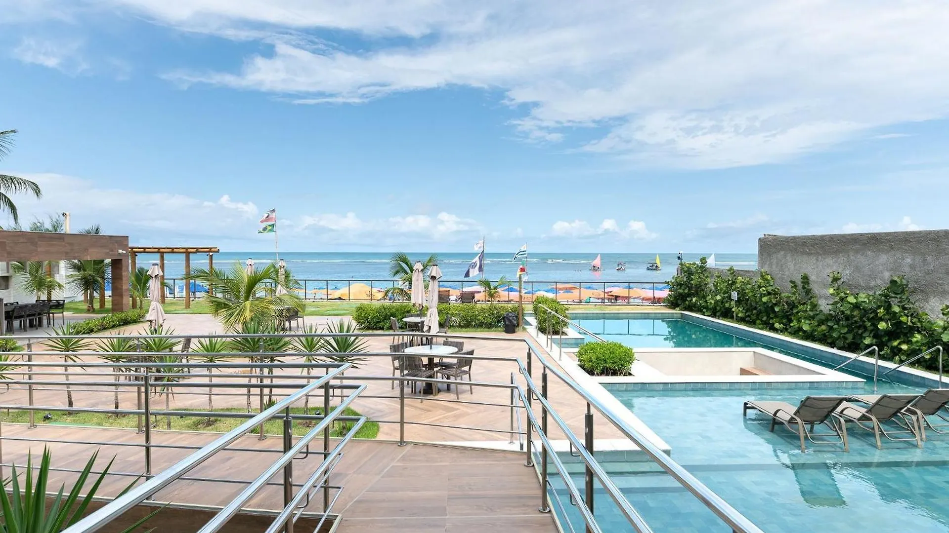 Flat-Piscina Privativa-1Qt-Porto De Galinhas-Sh114 Apartamento